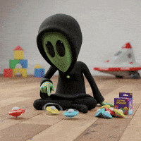 Child Baby Toys GIF by Lonely Aliens