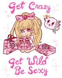 Jersey Shore Anime Girl Sticker by helloangelgirl