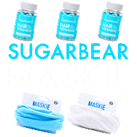 Mask Bear Sticker by SugarBearHair