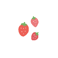 Strawberry Sticker by chxrrypie