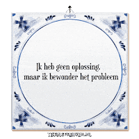 Wijsheid Admiring Sticker by Tegelspreuken.nl