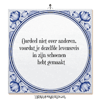 Respect Wijsheid Sticker by Tegelspreuken.nl