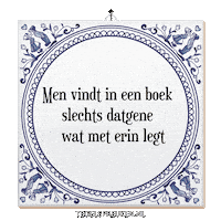 Wijsheid Reflectie Sticker by Tegelspreuken.nl