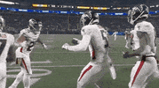 High Five Football GIF by Atlanta Falcons