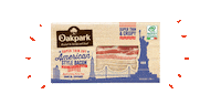 Oakparkfoodsteam breakfast american bacon breakfasttime Sticker