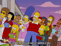 happy homer simpson GIF