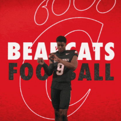 Cincinnati Football GIF by Cincinnati Bearcats