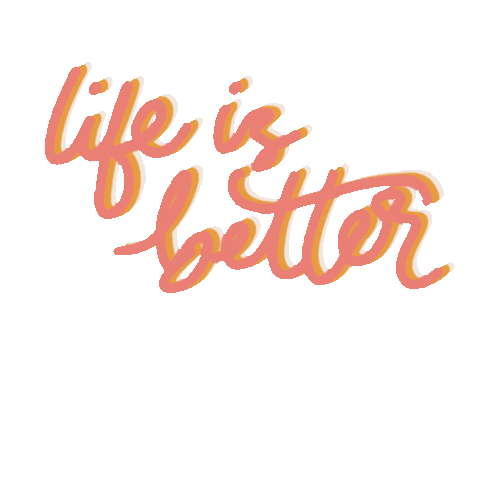 Text Lifeisbetter Sticker by eerseart
