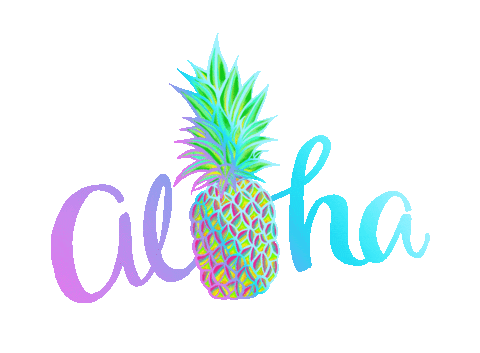 Hawaii Pineapple Sticker