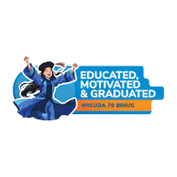 Wisuda Binusian Sticker by gabung_binus