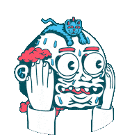 Usa Wtf Sticker by Killer Acid