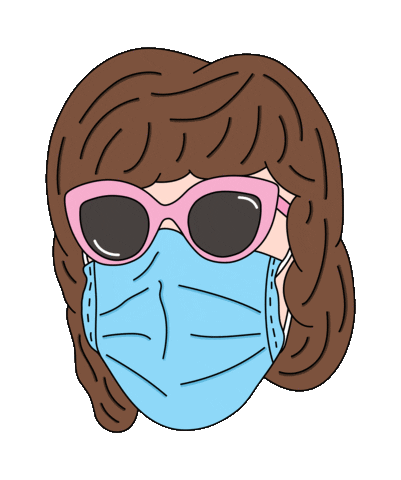 Face Stay Safe Sticker by doña batata