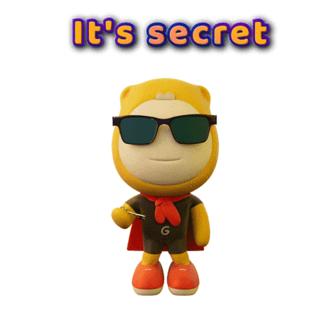 Zip It Up Top Secret Sticker by Gumazing