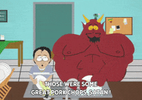 satan complimenting GIF by South Park 
