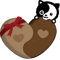 Black And White Love Sticker