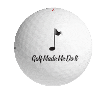 Golf_made_me_do_it entourage top golf golf gear golf style Sticker