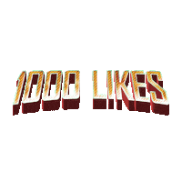 1000 Likes Sticker by Grupo Bronco