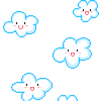 smoke clouds Sticker
