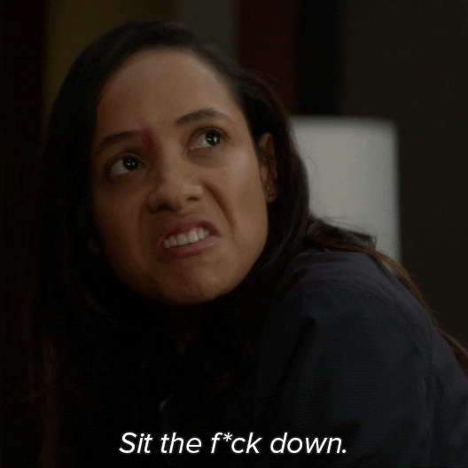 cbs all access sit the fuck down GIF by CBS