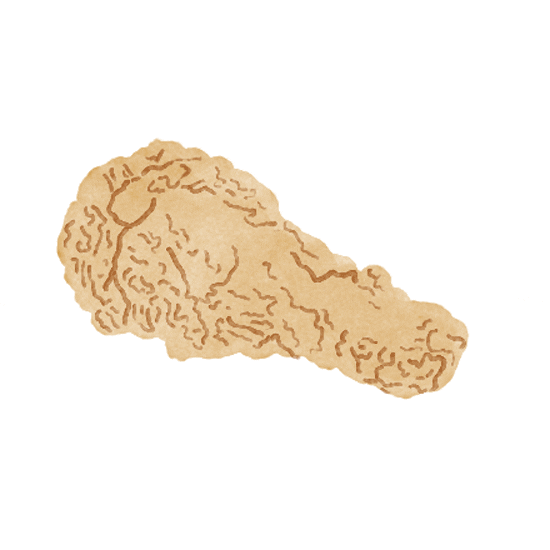 Fried Chicken GIF by Fabiola Lara / Casa Girl