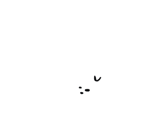 White Heart Sticker