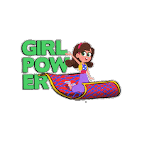 Fly Free Girls Rule Sticker by Cool School