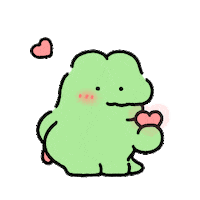 hoangageo love happy heart kawaii Sticker