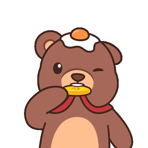 Teddy Bear Win Sticker by BEARISH