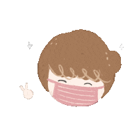 Face Mask Sticker by Capachitos