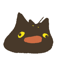 Black Cat Sticker