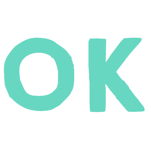 Text Ok Sticker