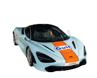 GulfOilInternational gulfoil togetherweareunstoppable gulfoilinternational mclarenautomotive Sticker
