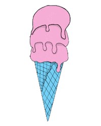 Summer Icecream Sticker