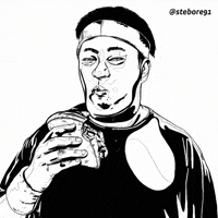 stebore91 meme food hungry man GIF