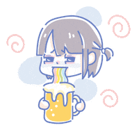 Nausea 吐 Sticker