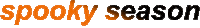 Halloween Text Sticker