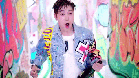 surprised k-pop GIF