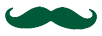 mustache Sticker by Abbraccio Restaurante