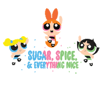 Happy Powerpuff Girls Sticker by Cartoon Network
