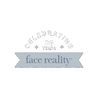 20Th Anniversary Sticker by Face Reality Skincare