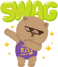 dance cat Sticker