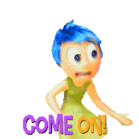 Sad Inside Out Sticker by Disney Pixar