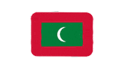 emojivid emoji flag emojivid maldives Sticker