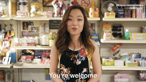 you're welcome cbc GIF by Kim's Convenience
