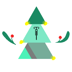 pedaleur giphyupload christmas noel cycle Sticker