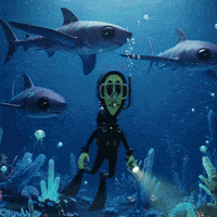 Scuba Dive GIF by Lonely Aliens
