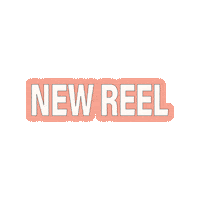 gracebranding new orange reel new reel Sticker