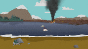 eric cartman fire GIF by South Park 