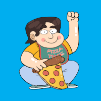pizza wave GIF