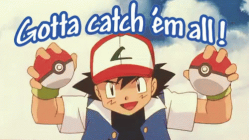 gotta catch 'em all pokemon GIF